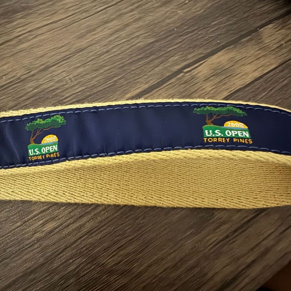 leather Belt US Open Torrey pines 2008 Golf